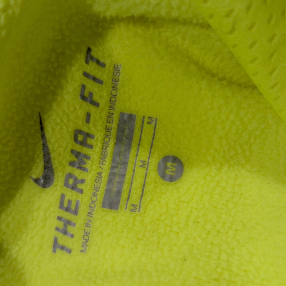 Nike Kids Pullover Hoodie Size Medium, Neon Green, Pink Swoosh, Therma-Fit - Picture 13 of 16